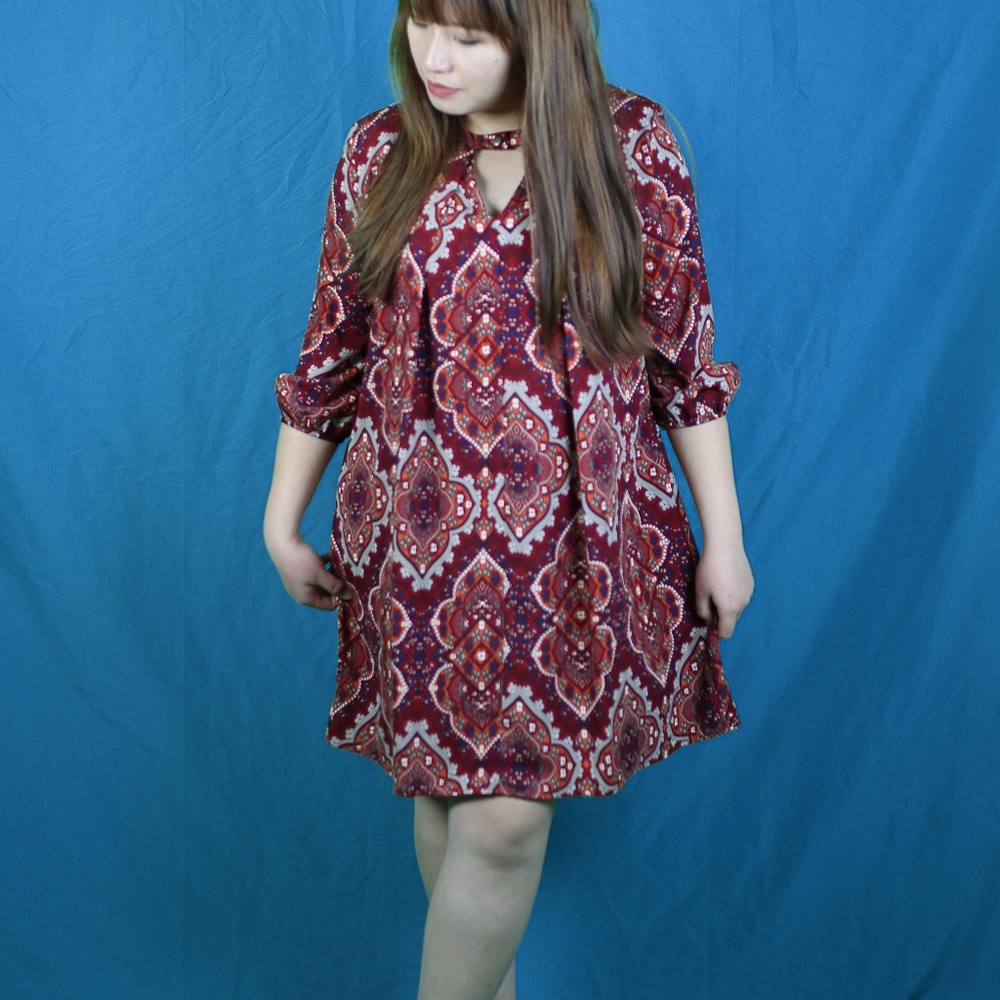 Mahogany Red Dress